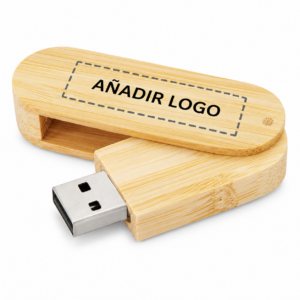 Memoria USB de bambú Arty 64 GB personalizable