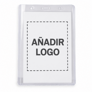 Portaacreditación Sport Event personalizable con zona para añadir logo