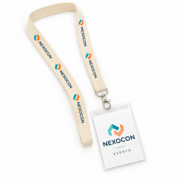 Acreditaciones y lanyards personalizables