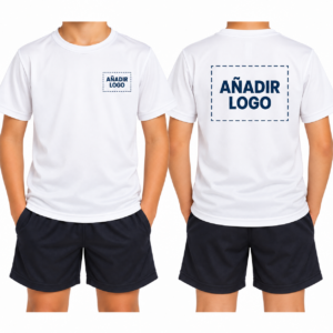 Camiseta técnica Runner infantil con logo en pecho y espalda